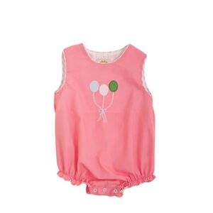 TBBC Beaufort Bonnet Company, Balloon Appliqué Birthday Bubble. Size 18-24 mo